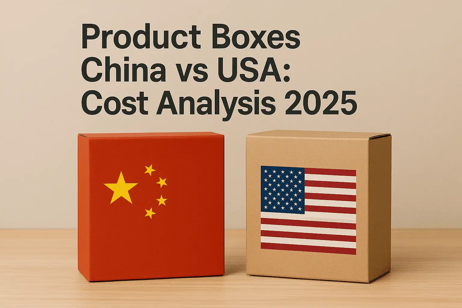 Product Boxes China vs USA: Cost Analysis 2025